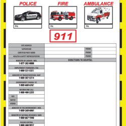 Emergency Response Poster