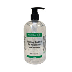 Hand Sanitizer- 473ml HealthCare Plus Pump Bottles 6/Pack -70% Alcohol Content Made In Canada