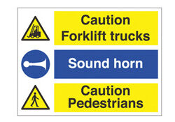 Caution Forklift Truck Sign