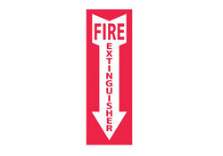 Fire Extinguisher Located Here Sticker